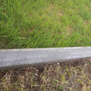 LANGE Theunis, de 1879-1954 &amp; Maria BOTHA 1875-1949
