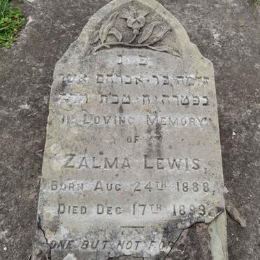 LEWIS Zalma 1888-1899