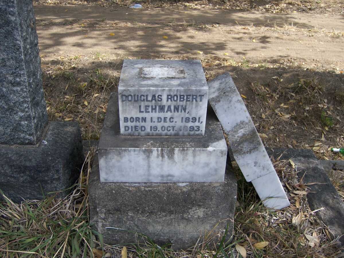 LEHMAN Douglas Robert 1891-1893