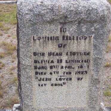 LISHMAN Olivia M. 1867-1923