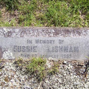 LISHMAN Gussie -1953