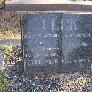 LUCK Herbert Victor 1921-1985