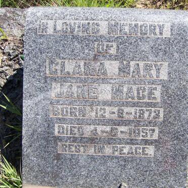 MACE Clara Mary Jane 1873-1957