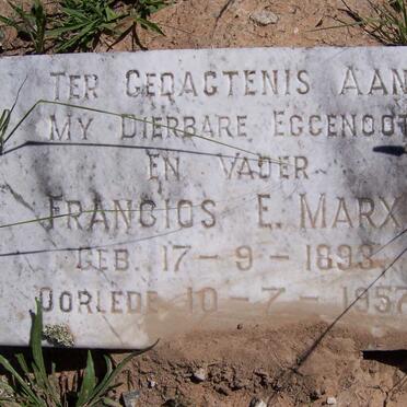 MARX Francois E. 1893-1957