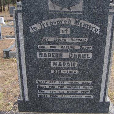 MARAIS Barend Daniel 1898-1955