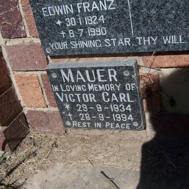 MAUER Victor Carl 1934-1994