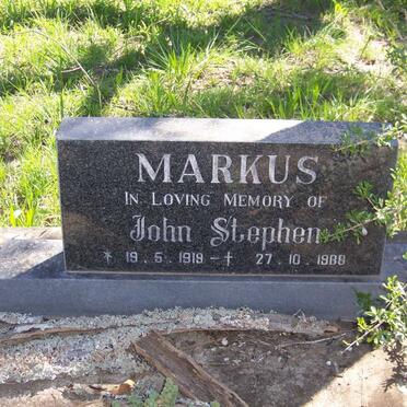 MARKUS John Stephen 1919-1988