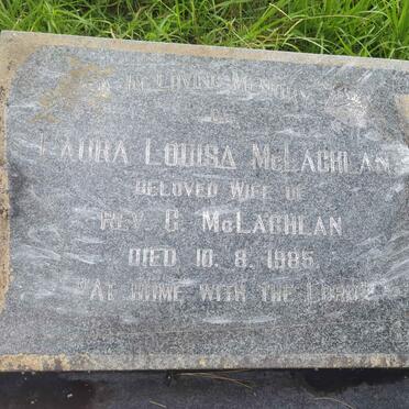 MCLACHLAN Laura Louisa -1985