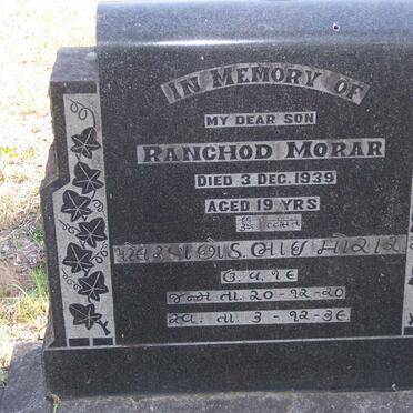 MORAR Ranchod ?-1939