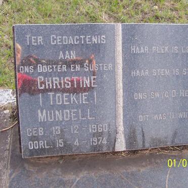 MUNDELL Christine 1960-1974