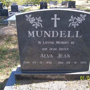 MUNDELL Alva Jean 1940-1995