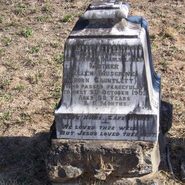 MUSGROVE Ellen nee GAUNTLETT -1902