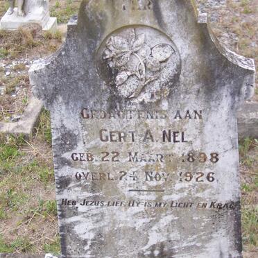 NEL Gert A. 1898-1926