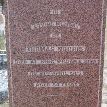 NORRIS Thomas -1905
