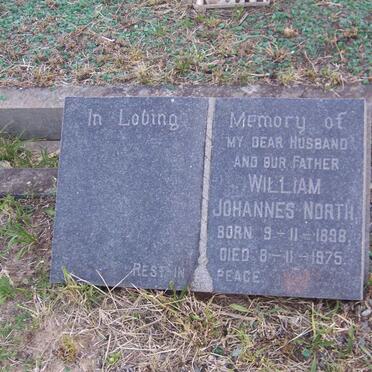 NORTH William Johannes 1898-1975