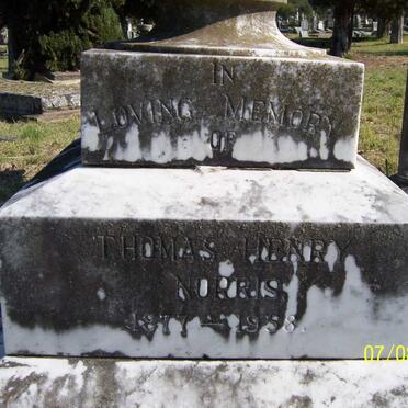 NORRIS Thomas Henry 1877-1958