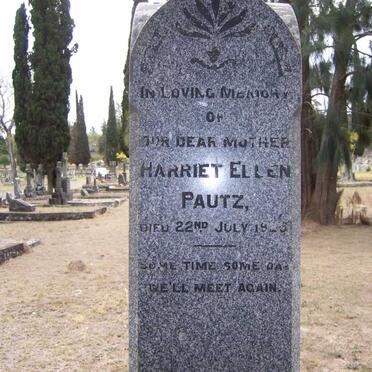 PAUTZ Harriet Ellen -1925