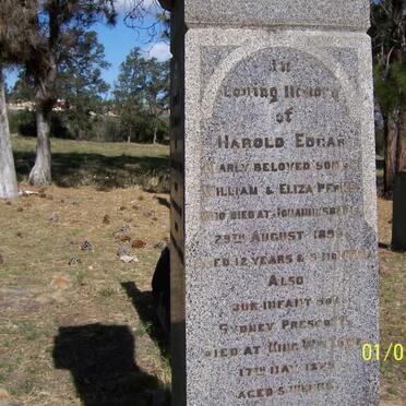 PERKS Harold Edgar -1895 :: PERKS Sydney Prescott -1879