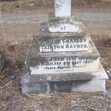 RAYNER Charles Tainton 1862-1927