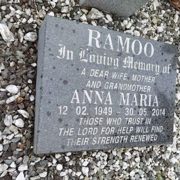 RAMOO Anna Maria 1949-2014