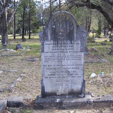 RADUE Christian Friedrich 1824-1894 &amp; Charlotte Louise WENDTLAND 1825-1909