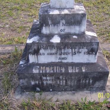 RIRIE Robert -1923 &amp; Martha -1939