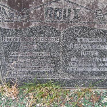 ROUX Frederick Rudolph -1945 &amp; Harriet Emily PRESTON 1876-1975