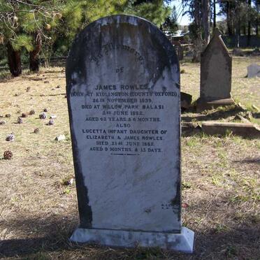 ROWLES James 1839-1882 :: ROWLES Lucetta  -1882