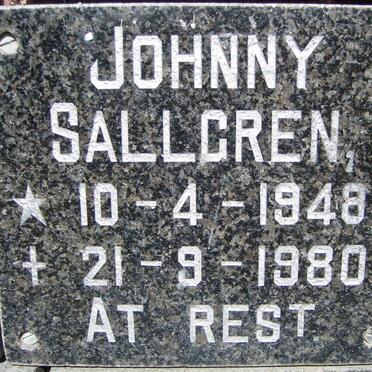 SALLGREN Johnny 1948-1980
