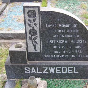 SALZWEDEL Fredricka Auguste 1893-1972