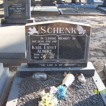 SCHENK Karl Ernst Albert 1927-1996