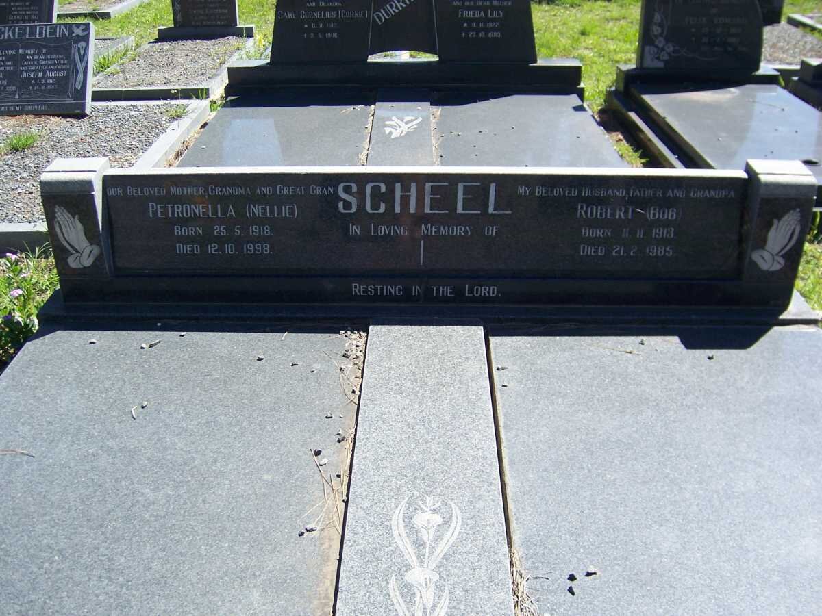 SCHEEL Robert 1913-1985 &amp; Petronella 1918-1998