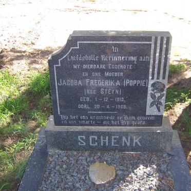 SCHENK Jacoba Frederika nee STEYN 1913-1968