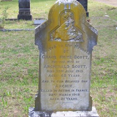 SCOTT Grace White -1913 :: SCOTT Archie -1918