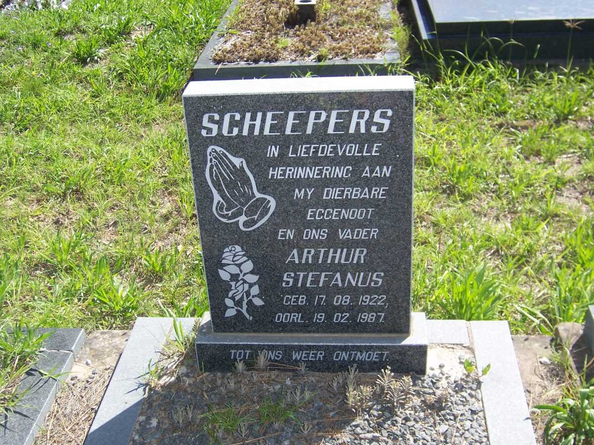SCHEEPERS Arthur Stefanus 1922-1987