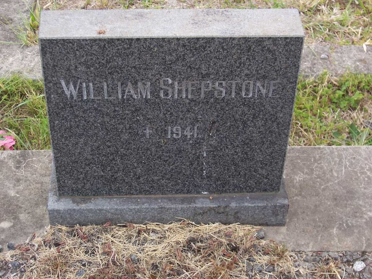 SHEPSTONE William -1941