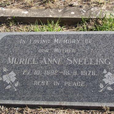 SNELLING Muriel Anne 1892-1978