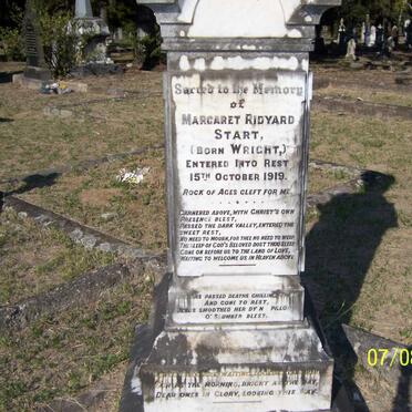 START Margaret Ridyard nee WRIGHT -1919