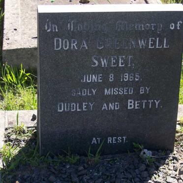 SWEET Dora Greenwell -1965