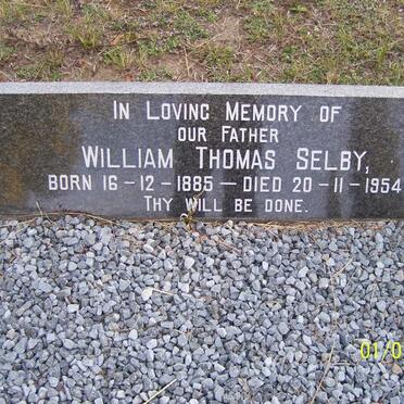 SELBY William Thomas 1885-1954