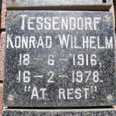 TESSENDORF Konrad Wilhelm 1916-1978
