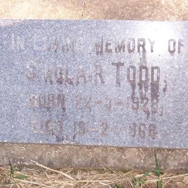 TODD Sinclair 1928-1968