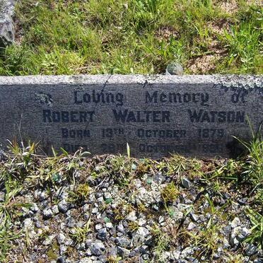 WATSON Robert Walter 1879-1956