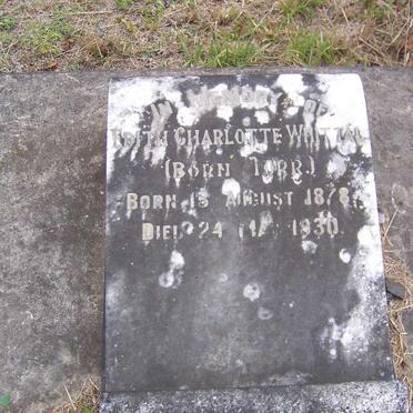 WHITTAL Edith Charlotte TORR 1878-1930