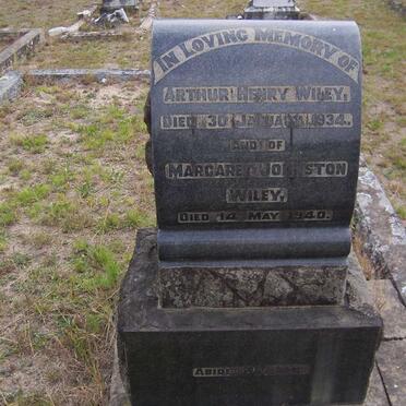 WILEY Arthur Henry -1934 &amp; Margaret Johnston -1940