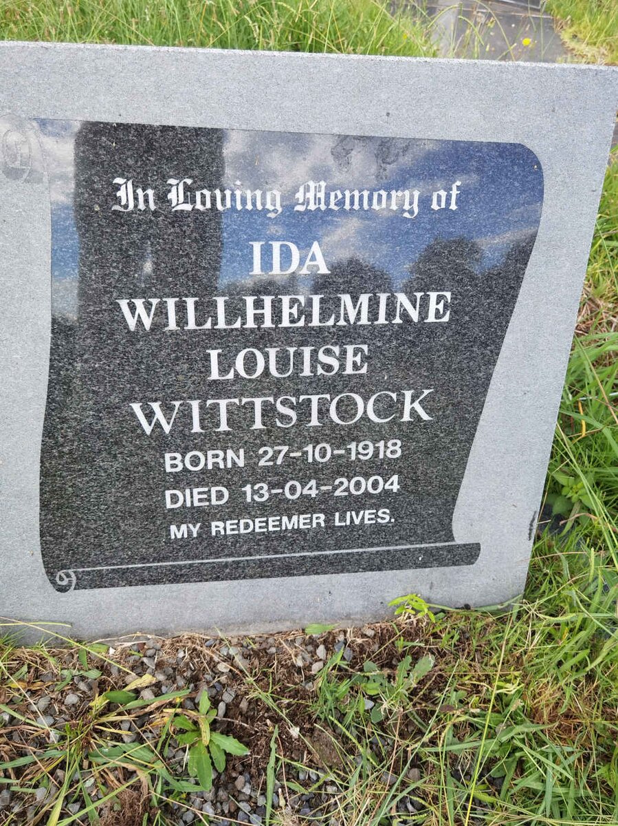 WITTSTOCK Ida Wilhelmine Louise 1918-2004