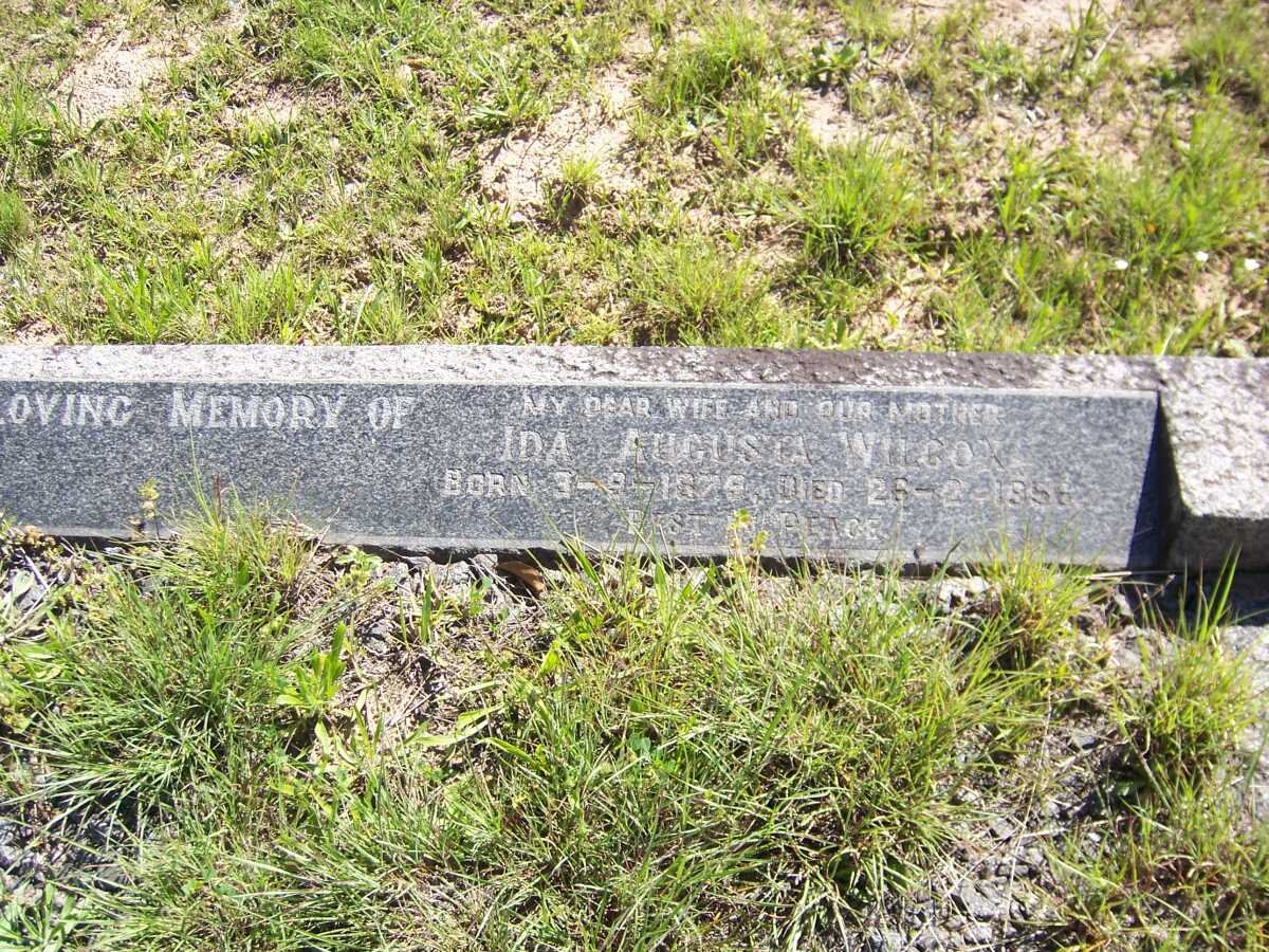 WILCOX Ida Augusta 1879-1956