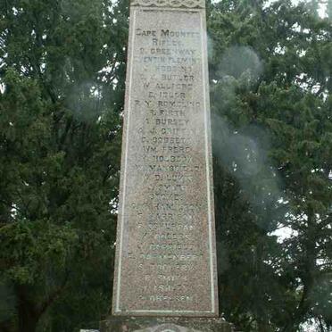 3. Cape Mounted Rifles Memorial