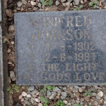 JOHNSON Winifred 1902-1997