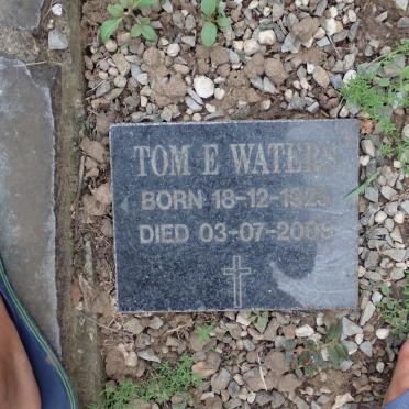 WATERS Tom E. 1923-2008